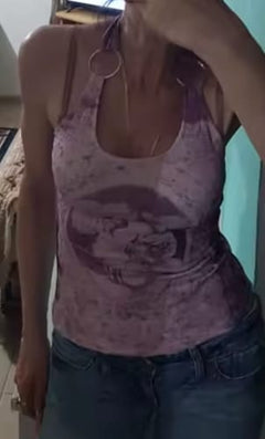 Customer photo of Rosalie Floral Halter Top