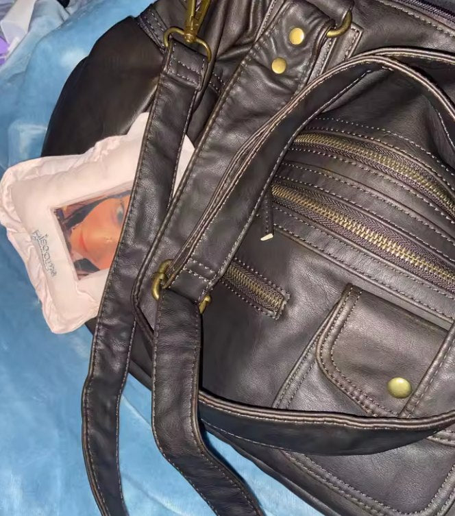 Customer photo of Dora Multi-Pocket Shoulder Bag