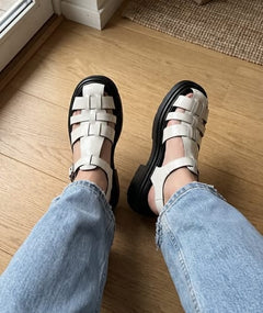 Customer photo of Fernanda Reyes Fisherman Platform Sandals