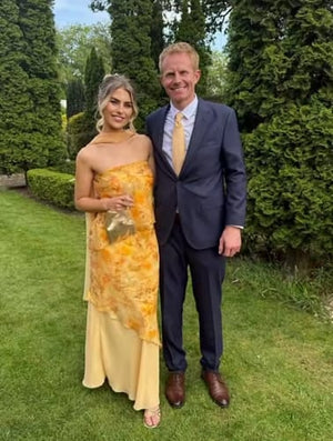 Customer photo of Selestina Asymmetric Maxi Dress