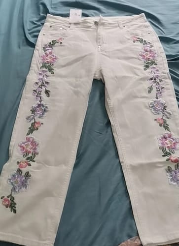 Customer photo of Caline Floral  Ankle Jeans