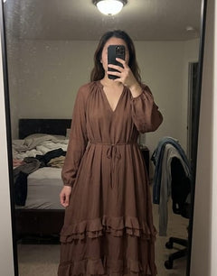 Customer photo of Josephine Ruffled Tiered Maxi Dress