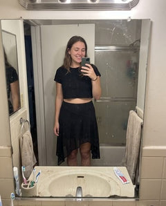 Customer photo of Alura Asymmetrical Midi Skirt