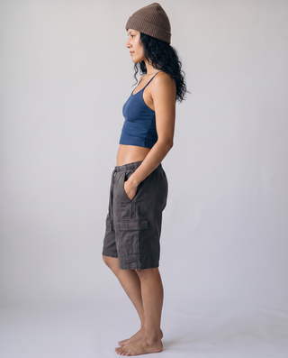 Ridge Drawstring Cargo Shorts
