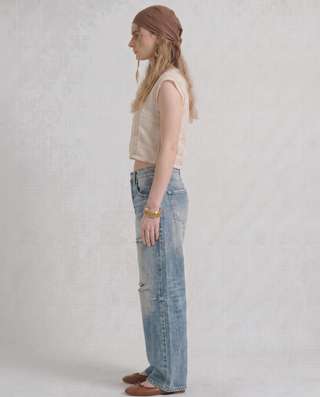 Rio Distressed Baggy Denim Jeans