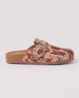 Rita Woven Cork Clogs