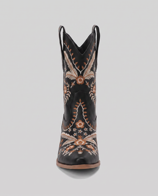Rowan Floral Embroidered Western Boots