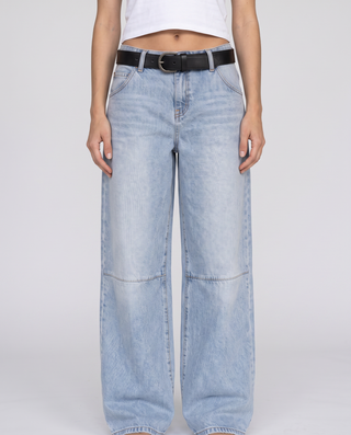Simone Wide-Leg Denim Jeans
