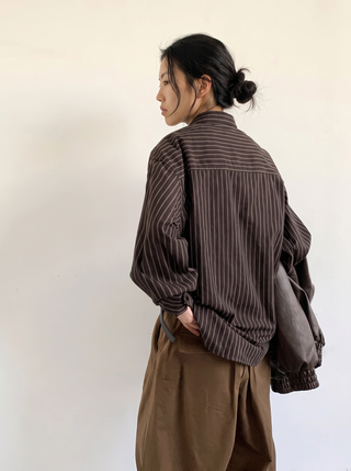 Tilda Pinstripe Oversized Shirt