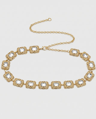 Viviana Crystal Chain Belt