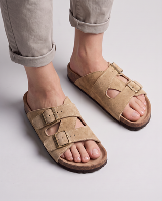 Wilhelmina Double Buckle Slide Sandals