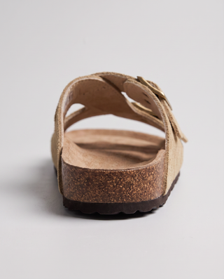 Wilhelmina Double Buckle Slide Sandals