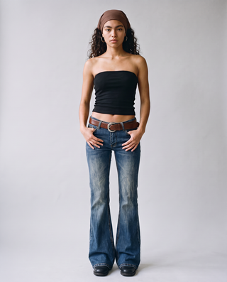 Willamae Low-Rise Flare Jeans